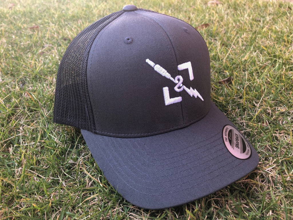 L&L Charcoal Snapback Trucker Hat